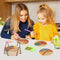 8 Pcs Diamond Painting Coasters Adults Kits with Holder,Sunset Mountain Landscape Diamond Painting Coasters Abstract Drinks Coasters Craft Supplie...