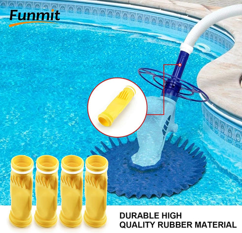 Funmit W69698 Pool Cleaner Diaphragm with W81600 Rataining Ring Long-Life Replacement for Zodiac Baracuda G3 G4 (4 Pack)...