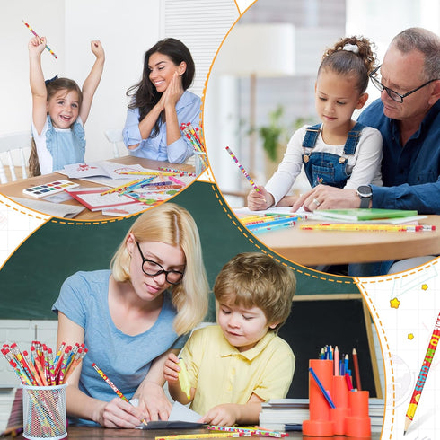 Yeaqee 60 Pcs Welcome Back to School Pencil First Day of School Pencils with Eraser Classroom HB Pencils Bulk for Kindergarten Children Classroom ...