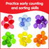 edxeducation-13841 Tactile Shells - Set of 72 - Translucent - 6 Textures and Colors - Ages 18m+ - Explore STEM concepts via Light Panels and Senso...