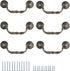 6PC Nostalgic Chic Drawer Drooping Guardrail Dresser Drawer Handles Vintage Bronze Cabinet Handles (3.78in)...