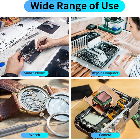 39 in 1 Precision Screwdriver Set, Mini Screwdriver Set with 38 pcs Tough S2 Alloy Steel Bits, Manual Pen Shape Small Screwdriver, Phillips, Slott...