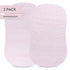 Ely's & Co. Patent Pending Waterproof Bassinet Sheet, No Need for Bassinet Mattress Pad Cover, 2 Pack Mauve Pink Splash & Stripes,for Baby Girl 32...