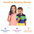 Fun and Function - Original Chewy Gloves - Anti Finger Biting Compression Sensory Gloves - Also Helps Stop Thumb Sucking - Sensory Chew Thumb Guar...