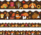 OIIKI 31ft Pumpkin Bulletin Border Stickers, Self-Adhesive Bulletin Board Borders, Blackboard Decorations Borders Trim, Classroom Bulletin Board D...
