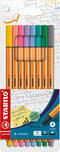 STABILO Point 88 Wallet Set, Set of 8, Pastel...