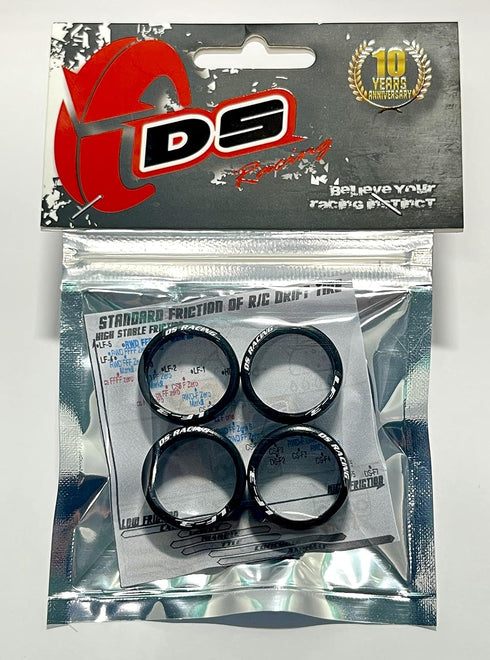 DS Racing MI-LF3 4-Piece Drift Tires Set for Kyosho Mini-Z AWD MA020 RC 1/24 1/28 Mini-Q DRZ GLD (20mm Diameter) (Four Narrow Tires)...
