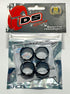 DS Racing MI-LF3 4-Piece Drift Tires Set for Kyosho Mini-Z AWD MA020 RC 1/24 1/28 Mini-Q DRZ GLD (20mm Diameter) (Four Narrow Tires)...