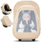 Metplus 2-in-1 Baby Car Seat Cover, Multi Use Cover for Baby Car Seat Canopy with Privacy Sun Shade, Protect Your Baby's Safety Seat with Style, I...