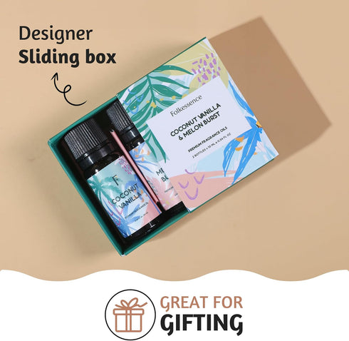 Folkulture Essential Oils Set of 2 | Fall Essential Oils for Diffusers for Home, Diffuser Oils Scents for Home, Oil Diffuser Essential Oils, Vanil...