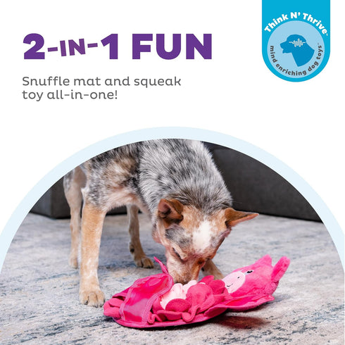 Outward Hound Nina Ottosson Snuffle Palz Interactive Plush Dog Puzzle and Snuffle Mat for Dogs, Non-slip Snuffle Mat, Dog Enrichment Toys, Plush, ...