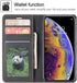 QLTYPRI for iPhone XR Case, Premium PU Leather Cover TPU Bumper with Card Holder Kickstand Hidden Magnetic Adsorption Shockproof Flip Wallet Case ...
