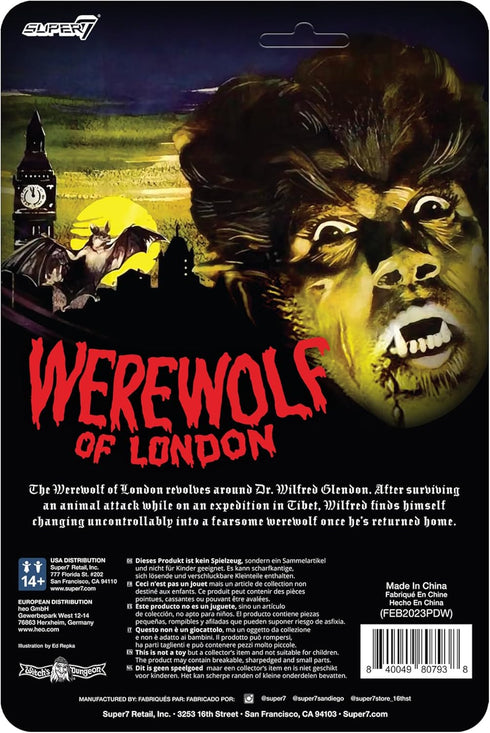 Super7 Universal Monsters Werewolf of London - 3.75" Universal Monster Movies Action Figure Classic Movie Collectibles and Retro Toys...