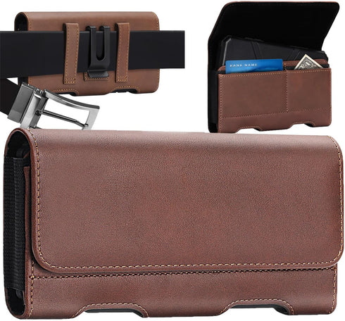 Mopaclle Phone Holster for iPhone SE (2020), iPhone 8 7 6 6s Leather Belt Case with Belt Clip/Loops Belt Holder Holster Case Pouch Compatible with...
