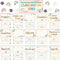 104 Pcs Classroom Jobs Bulletin Board Set Rainbow Bulletin Board Class Jobs Chart Set Cutout Teacher's Helper Chalkboard Decor for for School Wall...