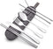 Portable Stainless Steel Flatware Set, Travel Camping Cutlery Set, Portable Utensil Travel Silverware Dinnerware Set with a Waterproof Case (Silve...