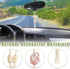 Handmade Himalayan Salt Car Rearview Mirror Pendant, Charm Car Hanging Accessories, Universal Hanging Decor for Women Men (Pink)...
