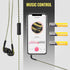 KICKER 46EB74 Wired Earbuds | in-Ear Noise-Isolating Earphones Stereo Monitor Headphones Silicone Ear Tips 3 Sizes | in-Line Mic and Multi-Functio...