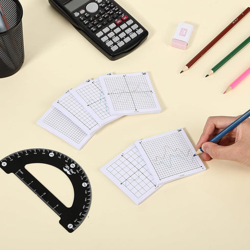 Mr. Pen- Graph Paper Sticky Notes, 6 Pads, 3x3 Inch, Graph Sticky Notes, Math Graph Paper, Graphing Sticky Notes, Grid Sticky Notes, Grid Notepad,...