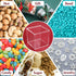 Kamehame Acrylic Boxes for Display 3 Pack Clear Plastic Square Cube, 3.3x3.3x3.3Inch/85x85x85mm Small Acrylic Box with Lid, Candy Pill and Tiny Je...