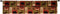 Carstens, Inc JP593 Patchwork Lodge Plush Valance, Multi...