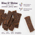 Rise & Shine Dog Treats Chicken Jerky Snack Bars, 5 oz Bag, Puppy and Dog Training Treats, Natural Superfood Grain Free Dog Treat Made with Real C...