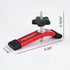 T track Hold Down Clamps - Double Cut Profile Universal T-Track Clamps, 6-3/8"L x 1-1/4"W - Woodworking and Clamps - Fine Sandblast Anodized - Red...