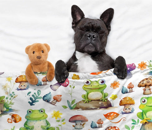 Cute Frog Baby Blanket Gifts Super Soft Swaddle Newborn Cozy Baby Receiving Blanket Stroller Throw Blanket for Crib 40x30 for Baby/Puppy...
