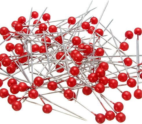800 Pcs Sewing Pins, 1.5 in Round Pearl Heads Pins, Pearlized Pins, Pearl Push Pins, Dressmaker Pins, Quilting Pins for Fabric, Craft and Sewing P...