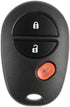 KeylessOption Key Fob Replacement for 2004-2018 Toyota Tundra Tacoma Sienna Sequoia Highlander Remote, 3-Button GQ43VT20T...