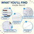 HobbyJobby Cross Stitch Kit The Bedtime Story, Counted Cross Stitch Kit for Adults, Needlecraft and Embroidery Kit...