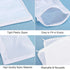 Segarty Filter Media Bags, 10PCS 11.7x7.8 Inch Aquarium Nylon Mesh Bags with Plastic Zipper, Fish Tank White Net Bags for Pellet Carbon, Bio Balls...