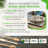 Palm Leaf Spoons 6 Inches (50 Count) | Bamboo Spoons like Natural Eco-friendly Compostable Disposable Cutlery Alternative to Plastic Spoons for We...