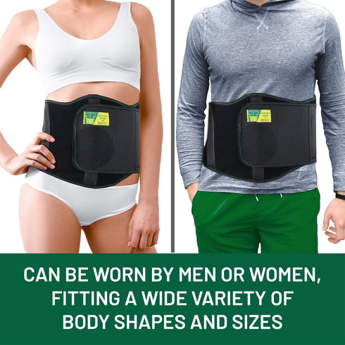 Ergonomic Umbilical Hernia Belt – Abdominal Binder for Hernia Support – Umbilical Navel Hernia Strap with Compression Pad – Ventral Hernia Support...