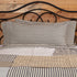 VHC Brands Ashmont Farmhouse Stripe Pillow Case Set of 2, Charcoal Grey and Ivory/Creme, Extra Large King Size- 21x40...