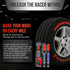 Color Tire Paint Pen - Waterproof Permanent Paint pens for Car Wheels Lettering | Car Wash Safe and Durable | Made in Japan...