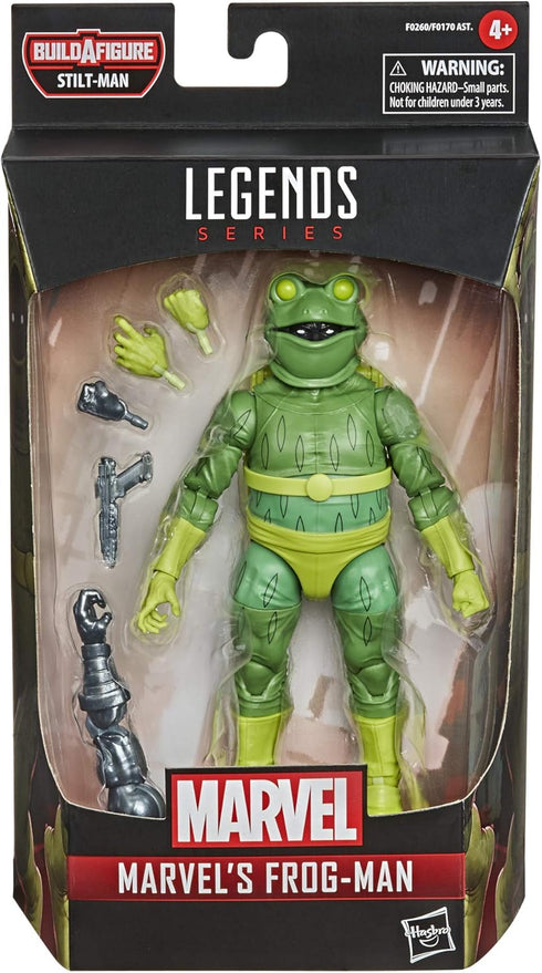 Spider-Man Hasbro Marvel Legends Series Marvel’s Frog-Man 6-inch Collectible Action Figure Toy for Kids Age 4 and Up...