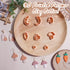 Puocaon Pumpkin Polymer Clay Cutters - 8 Shapes Clay Cutters for Earrings, Cute Mushroom Shape Clay Cutters for Polymer Clay Jewelry Making, 3D Pr...