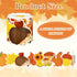 Whaline 66FT Fall Bulletin Board Borders Autumn Leaves Pumpkin Squirrel Hedgehog Sunflower Rain Boots Mushroom Border Trim Thanksgiving Bulletin B...