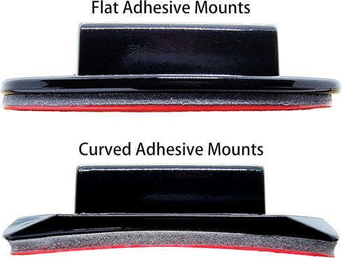 JINGXIN Helmet Mount Adhesive Sticky Curved and Flat Mounts Compatible with GoPro Hero 12 11 10 Max 9 8 7 6 5 4 Session DJI Osmo Action Cameras (8...