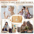 Initial Bags for Women Beach Straw Shoulder Bag Summer Handbag Purse for Birthday Bachelorette Gift...
