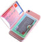 CheapSunday ID Card Holder for Back of Phone Leather Phone Wallet Stick On with Stand Flip Waterproof Leather Adhesive Wallet for Most Cellphones ...