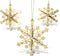 Puzzled 3D Puzzle Snowflake Ornaments Wood Craft Construction Model Kit, Fun & Educational DIY Wooden Toy Assemble Unfinished Crafting Hobby Puzzl...