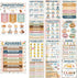 ZOIIWA 14 PCS Boho Parts of Speech Posters for Classroom Decorations Boho Grammar Posters Language Arts Back to School Rainbow Hearts Educational ...