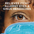 Cooling Gel Eye Mask- Reusable Cold Eye Mask for Puffy Eyes, Allergies, Sinuses - Soothes Dark Circles & Aids with Headaches - Comfortable & Easy ...