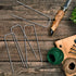 20 Pcs Landscape Staples, 4 Inch Garden Stakes Galvanized Garden Staples Pins, Anti-Rust Ground Stakes for Weed Barrier, Irrigation Tubing, Yard L...