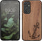 kwmobile Wood Case Compatible with Samsung Galaxy A54 5G Case - Cover - Vintage Anchor Dark Brown...