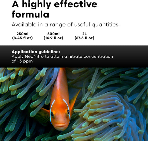 Brightwell Aquatics NeoNitro Balanced Nitrogen Supplement - Reef Nutrient Enhancer for Ultra-Low Nutrient Systems - Aquarium Water Treatments, 16....