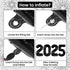 KatchOn, Huge Black 2025 Balloons Number - 42 Inch, Graduation Balloons | Foil 2025 Balloons Black, Graduation Decorations Class of 2025 | 2025 Ba...