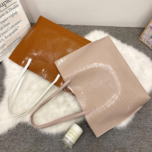 CHARMORE Tote Bags Leather Purses for Women Big Capacity Ladies Shoulder Handbags...